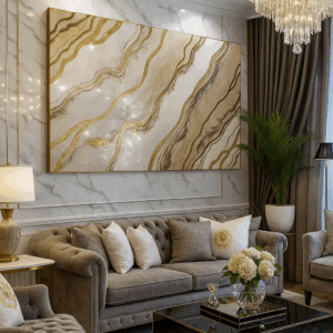 Cuadro Abstacto Oriente lux