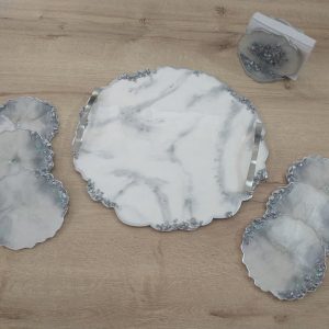 MARMOL SILVER GEODA