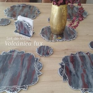 Set de Mesa VOLCANICA LUX