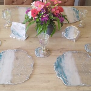 Set de Mesa  SIBERIA LUXURY Plata