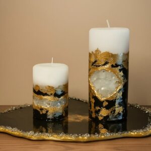 set Black Delux - plata y oro